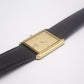 1985 Seiko Quartz 'Gem' Tank Light Golden Dial Men's Wrist-Watch