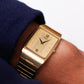 1983 Seiko Quartz Tank Roman Dial Men's Wrist Watch