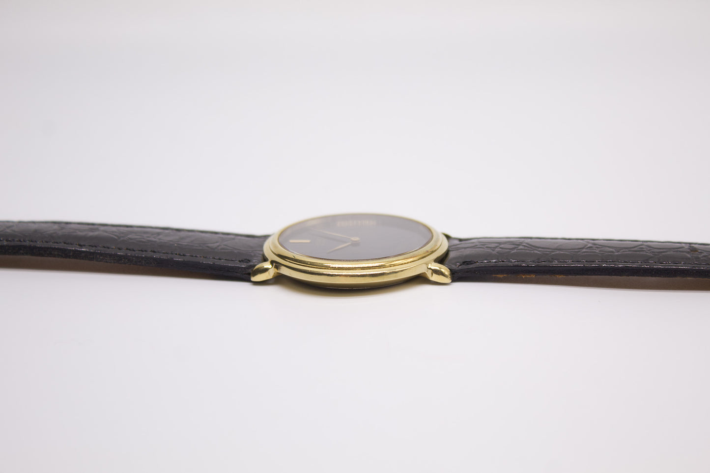 1979 Seiko Quartz Inky Black Dial Men's Wrist-Watch