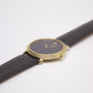 1979 Seiko Quartz Inky Black Dial Men's Wrist-Watch