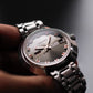 [Serviced] 1970s Citizen Automatic Gray Sunburst Dial Men's Wrist-Watch