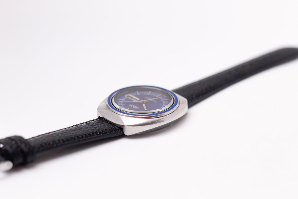 [Serviced] 1971 Seiko Automatic Midnight Blue Dial Men's Wrist-Watch