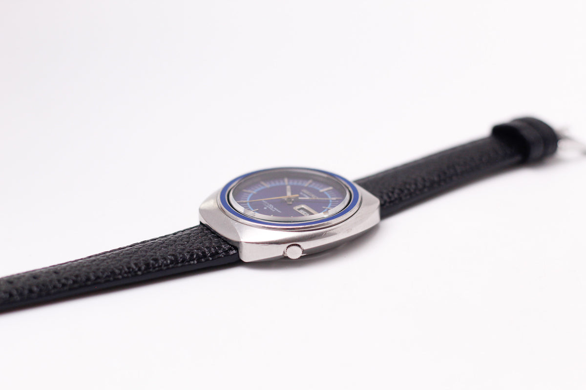 [Serviced] 1971 Seiko Automatic Midnight Blue Dial Men's Wrist-Watch