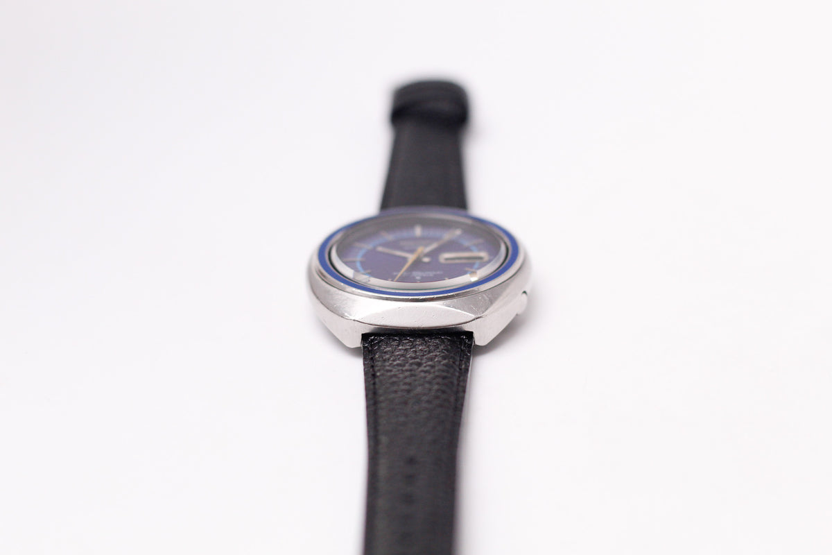 [Serviced] 1971 Seiko Automatic Midnight Blue Dial Men's Wrist-Watch