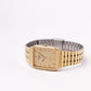1996 Pulsar Quartz Straight Grain Golden Dial Men's Wrist-Watch