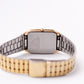 1996 Pulsar Quartz Straight Grain Golden Dial Men's Wrist-Watch