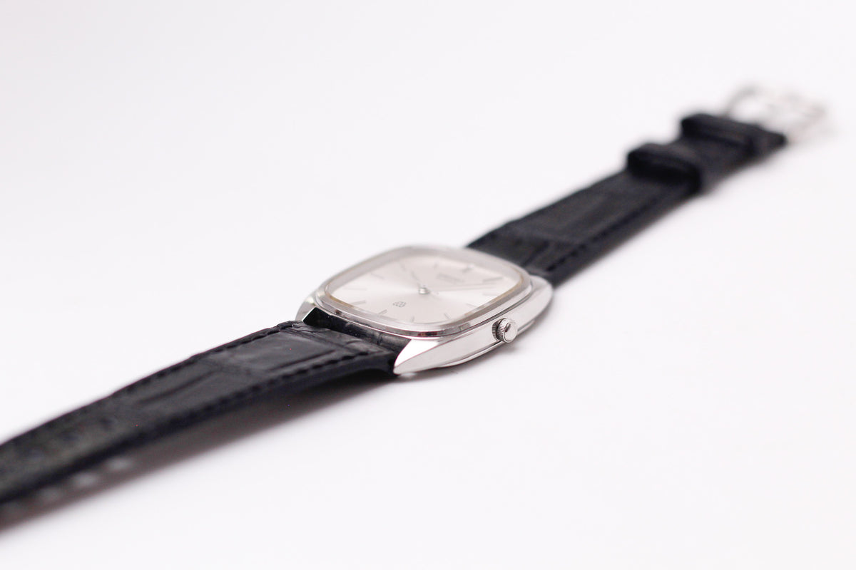 1980 Seiko Twin Quartz Silver Sunburst Dial Men's Wrist-Watch