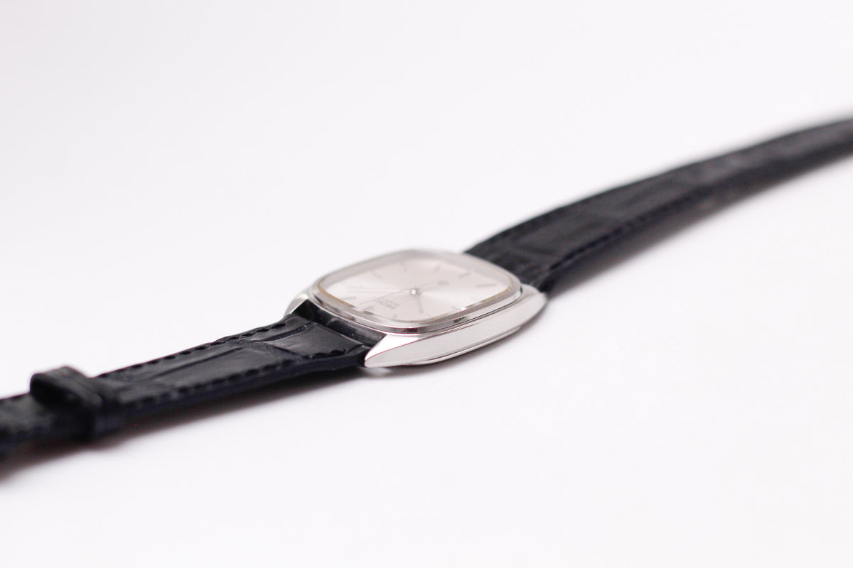 1980 Seiko Twin Quartz Silver Sunburst Dial Men's Wrist-Watch