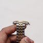 1996 Pulsar Quartz Inky Black Dial Two Tone Men's Wrist Watch