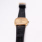 1982 Seiko Dolce Frosted Golden Dial Tank Men's Wrist-Watch