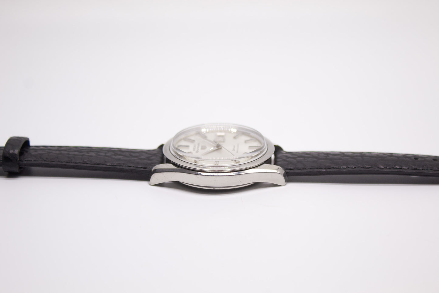 [Serviced] 1967 Seiko 5 Sportsmatic Deluxe Silver Sunburst Men's Wrist-Watch