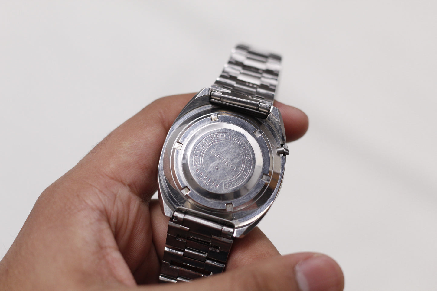 [Serviced] 1968 Seiko 5 Sports Matte Black Dial Men's Wrist-Watch