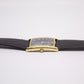 1996 Pulsar Quartz 'Tank' Marine Blue Sunburst Dial Men's Wrist-Watch