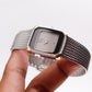 1983 Citizen CQ Quartz Gemstone Silver Dial Frosted Two Tone Case Men's Wrist-Watch