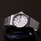 1993 Seiko Spirit Silver Textured Men's Sports Wrist-Watch