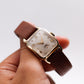 [Serviced] 1950s Hamilton Mechanical Art Deco 10K Filled Gold Men's Wrist-Watch