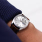 1991 Seiko 5 Automatic 'Baby Oyster Perpetual' Silver Sunburst Dial Men's Wrist-Watch