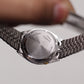 1990 Pulsar Quartz Straight Grain Golden Dial Two Tone Men's Wrist-Watch