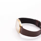 1983 Pulsar Quartz Baby Ellipse Golden Washi Dial Men's Wrist-Watch