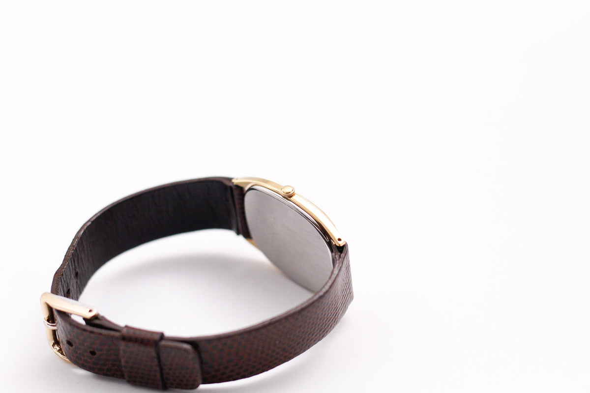 1983 Pulsar Quartz Baby Ellipse Golden Washi Dial Men's Wrist-Watch