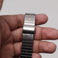 [Near Mint] 1982 Seiko Quartz Straight Grain Gray Dial Two Tone Tank Men's Wrist-Watch