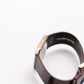 1987 Seiko Tank Straight Grain Golden Dial Men's Wrist-Watch W/Tag