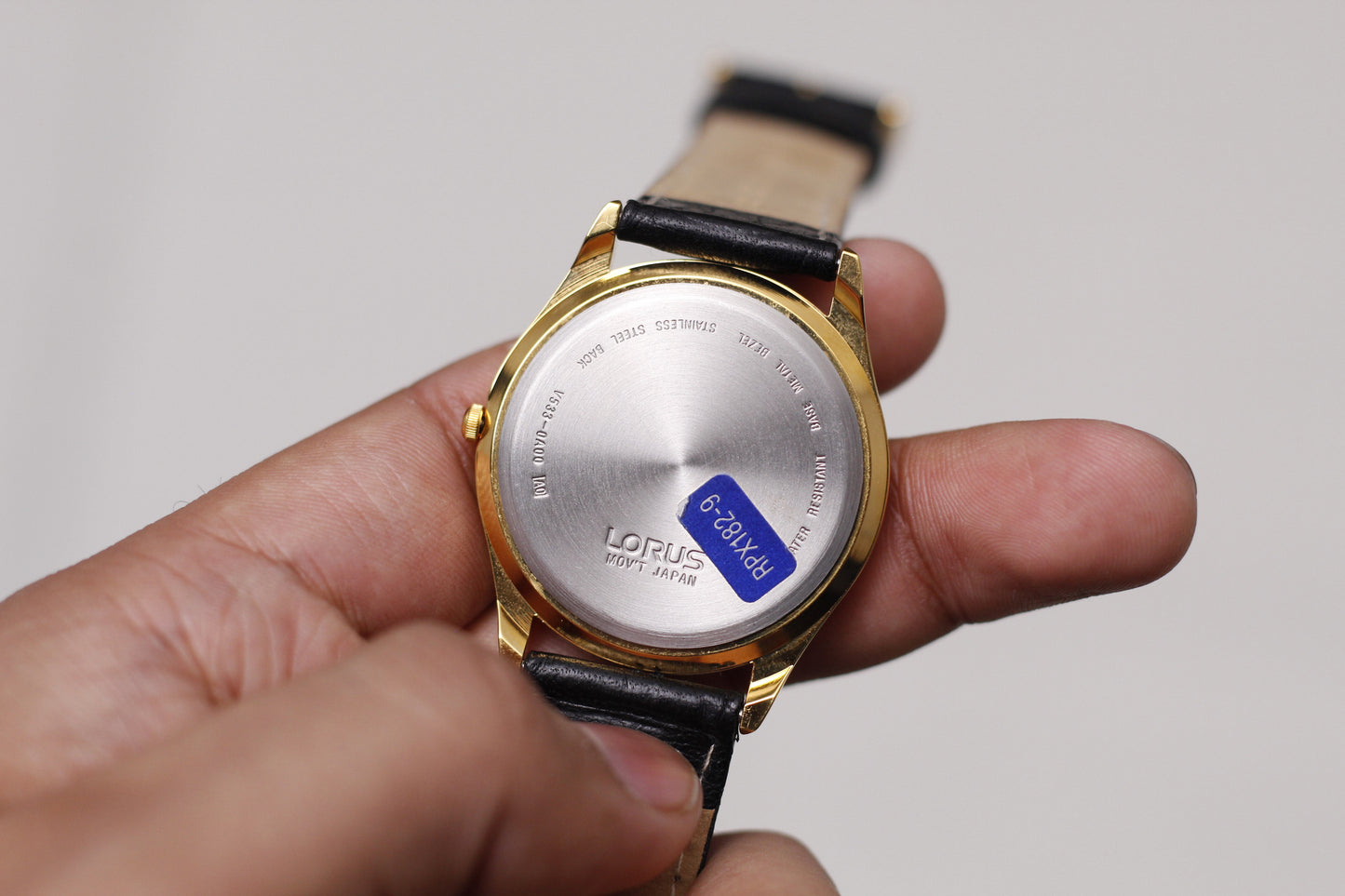 [Mint] 1990s Seiko Lorus Quartz 'Flashlight Dial' Men's Wrist-Watch