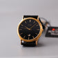 1994 Citizen Quartz Inky Black Dial Men's Wrist-Watch W/Tag