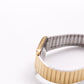 1983 Seiko Quartz Straight Grain Golden Dial Tank Men's Wrist-Watch W/Box