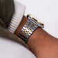 1990 Seiko SQ Light Golden Dial Two Tone Men's Wrist-Watch