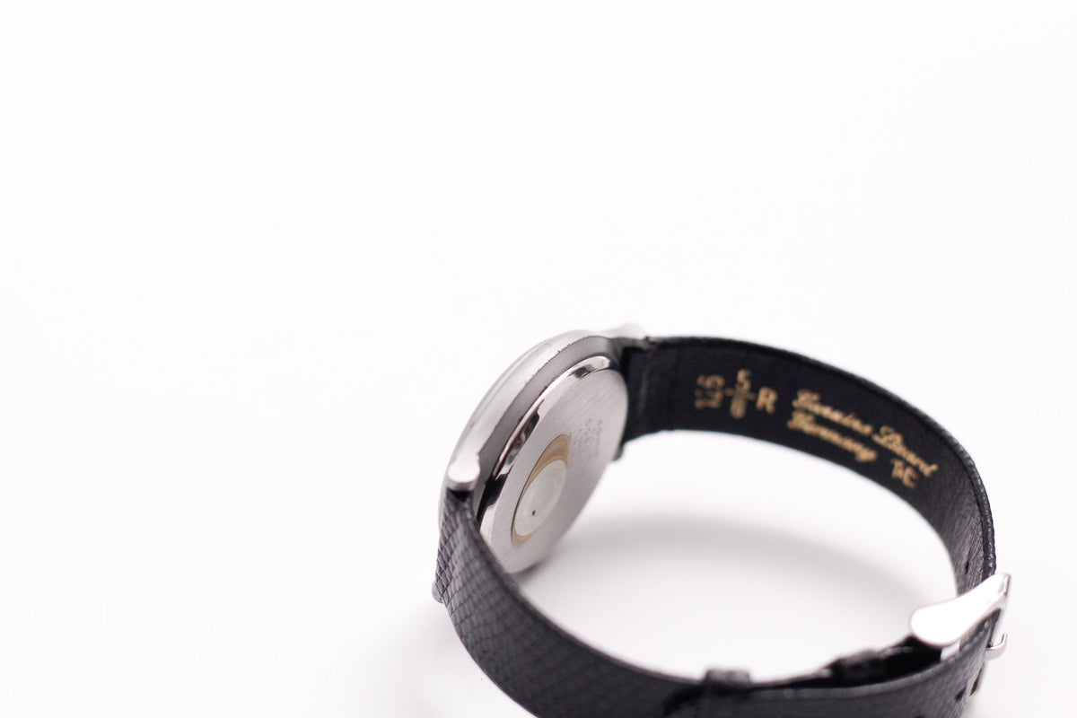 1997 Citizen Quartz Alarm Matte Black Dial Men's Wrist-Watch