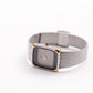 1983 Citizen CQ Quartz Gemstone Silver Dial Frosted Two Tone Case Men's Wrist-Watch