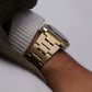 1970s Mercury Red LED Gold Toned Men's Wrist-Watch