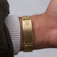 1970s Mercury Red LED Gold Toned Men's Wrist-Watch