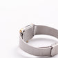 1983 Citizen CQ Quartz Gemstone Silver Dial Frosted Two Tone Case Men's Wrist-Watch