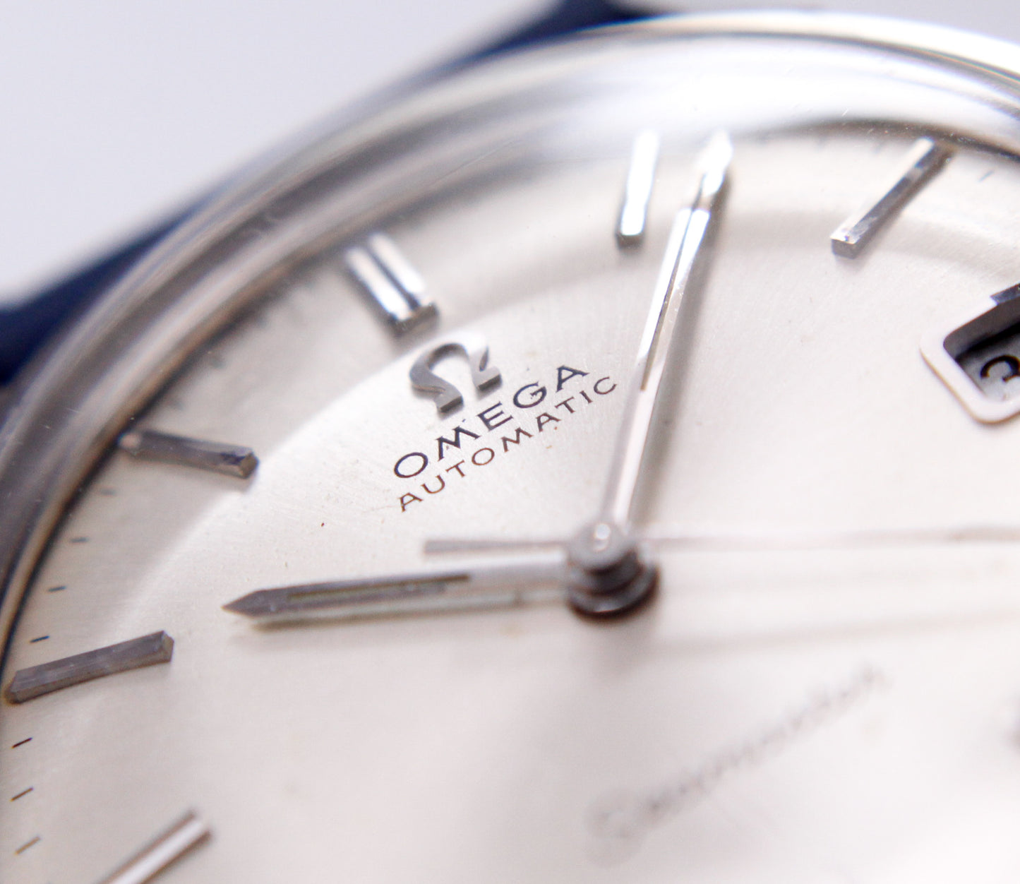 1960s Omega Seamaster Automatic Silver Sunburst Dial Men's Wrist-Watch
