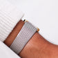 1983 Citizen CQ Quartz Gemstone Silver Dial Frosted Two Tone Case Men's Wrist-Watch