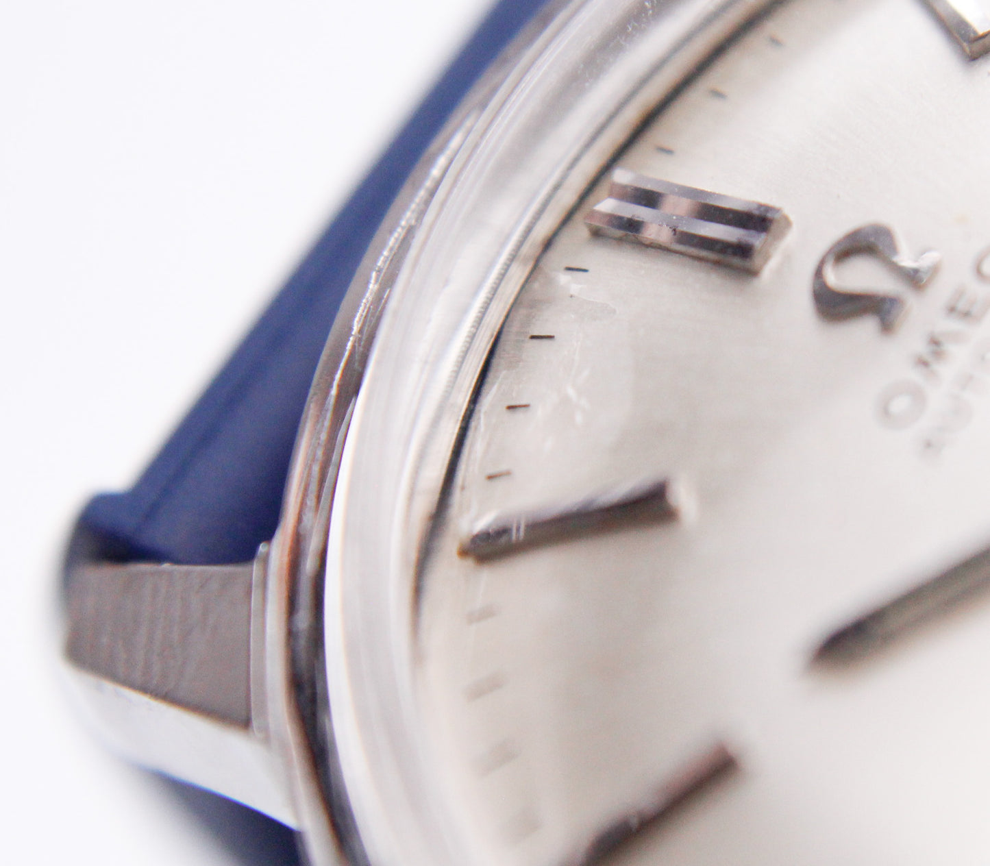 1960s Omega Seamaster Automatic Silver Sunburst Dial Men's Wrist-Watch
