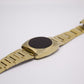 1970s Mercury Red LED Gold Toned Men's Wrist-Watch