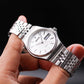 1995 Seiko Spirit Silver Textured Men's Sports Wrist-Watch