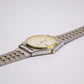 1990 Seiko SQ Light Golden Dial Two Tone Men's Wrist-Watch