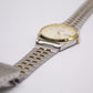 1990 Seiko SQ Light Golden Dial Two Tone Men's Wrist-Watch