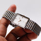 1985 Seiko Quartz ARC Silver Sunburst Dial Two Tone Case Men's Wrist-Watch