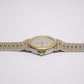 1984 Seiko SQ 100 Textured Gray Dial Two Tone Men's Wrist-Watch