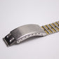 1984 Seiko SQ 100 Textured Gray Dial Two Tone Men's Wrist-Watch