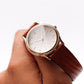 1992 Seiko Spirit Light Cream Dial Medallion Bezel Men's Wrist-Watch