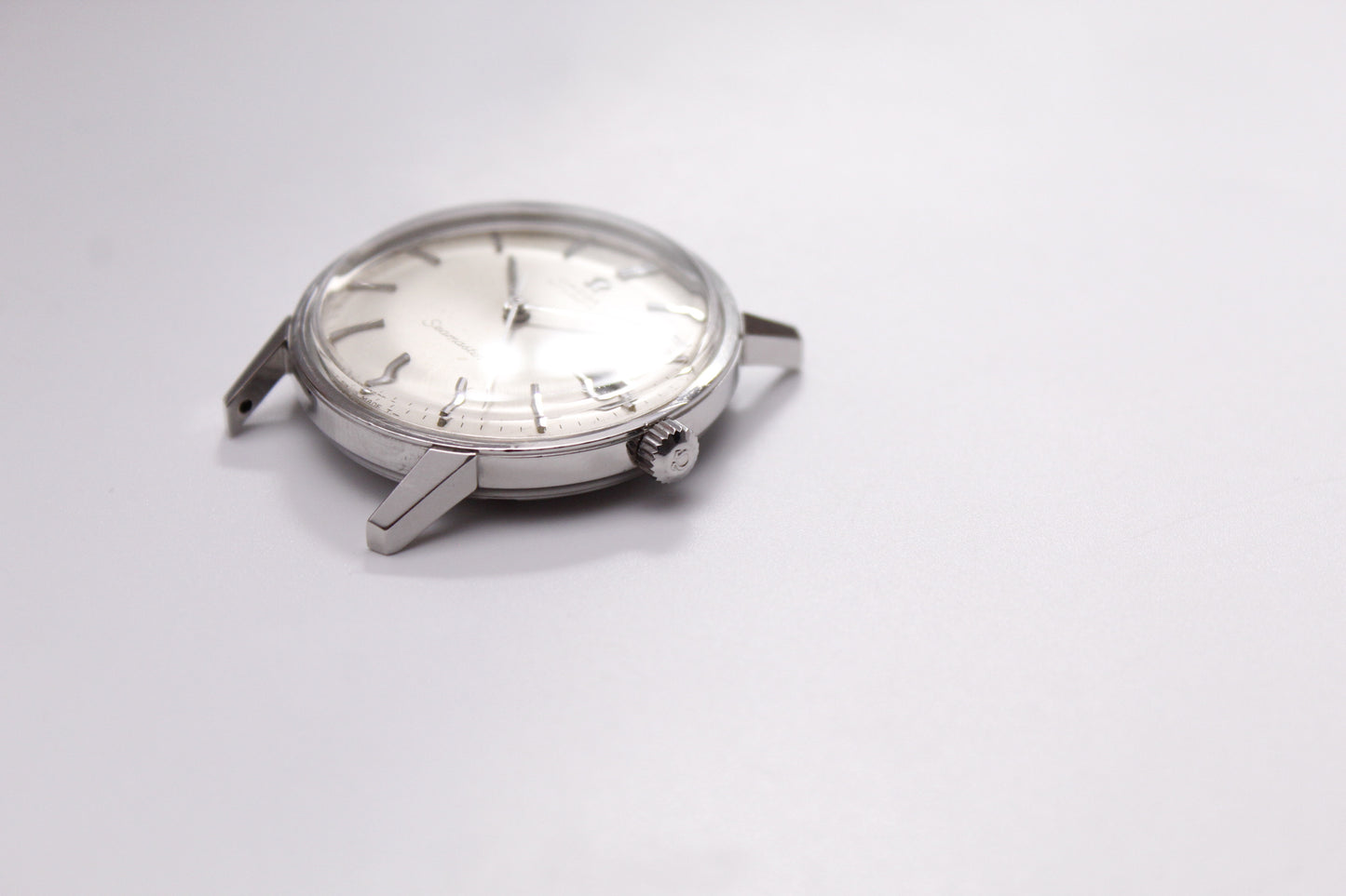 1960s Omega Seamaster Automatic Silver Sunburst Dial Men's Wrist-Watch