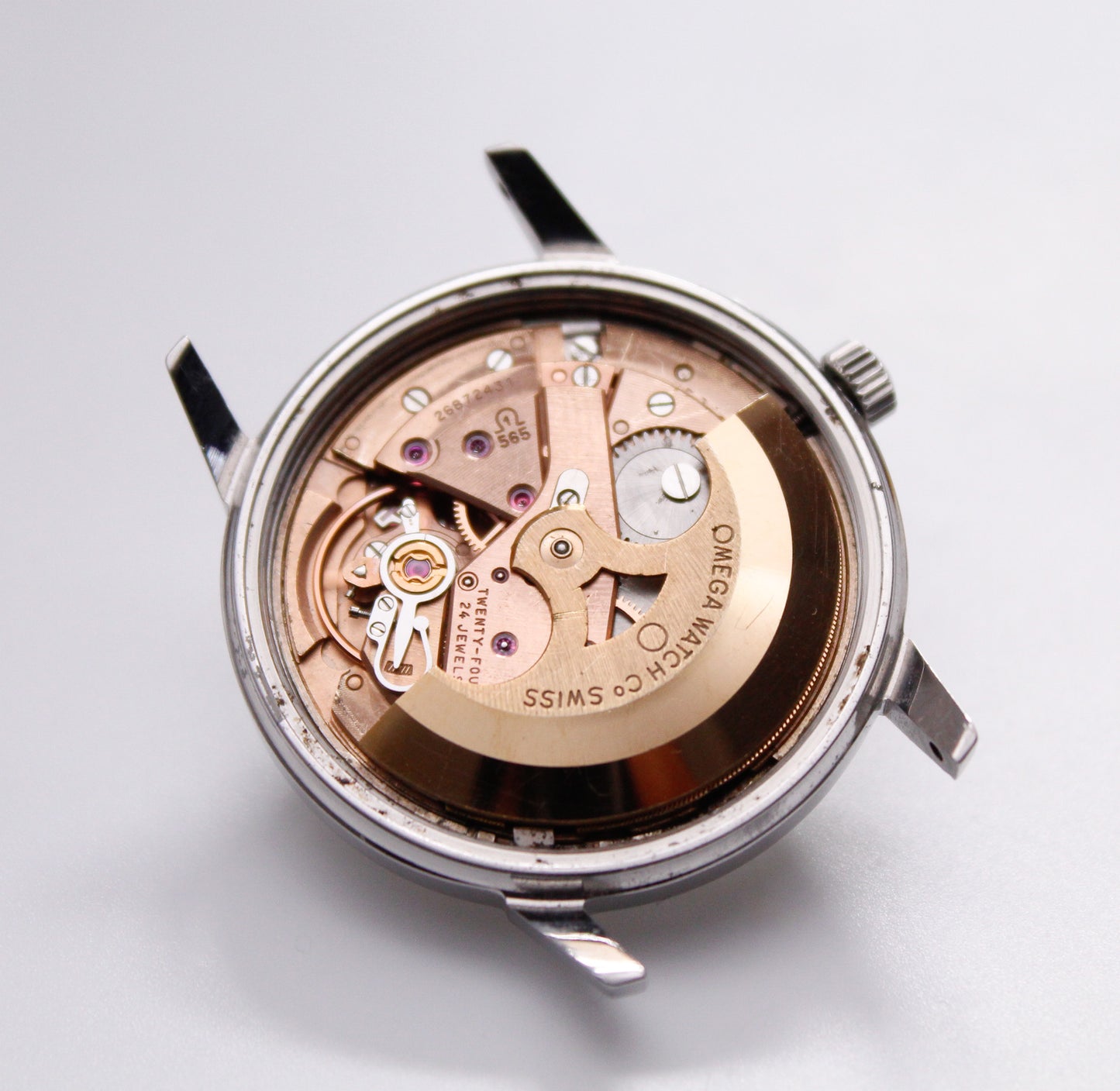 1960s Omega Seamaster Automatic Silver Sunburst Dial Men's Wrist-Watch