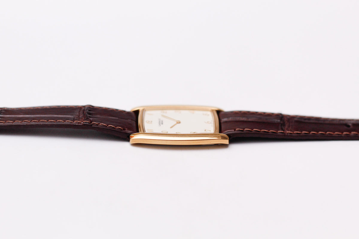 1986 Seiko Lassale Breguet Numeral Dial Tank Men's Wrist-Watch