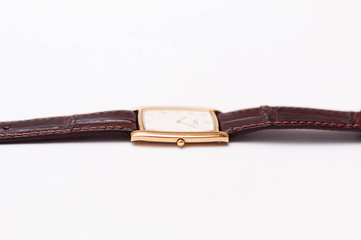 1986 Seiko Lassale Breguet Numeral Dial Tank Men's Wrist-Watch